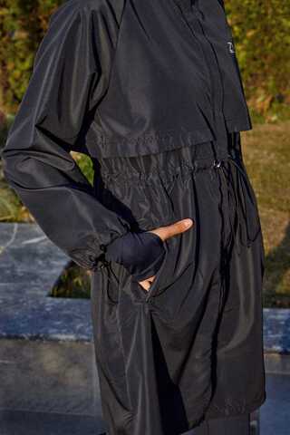 Classic Modest Swimsuit Set Navy - 18