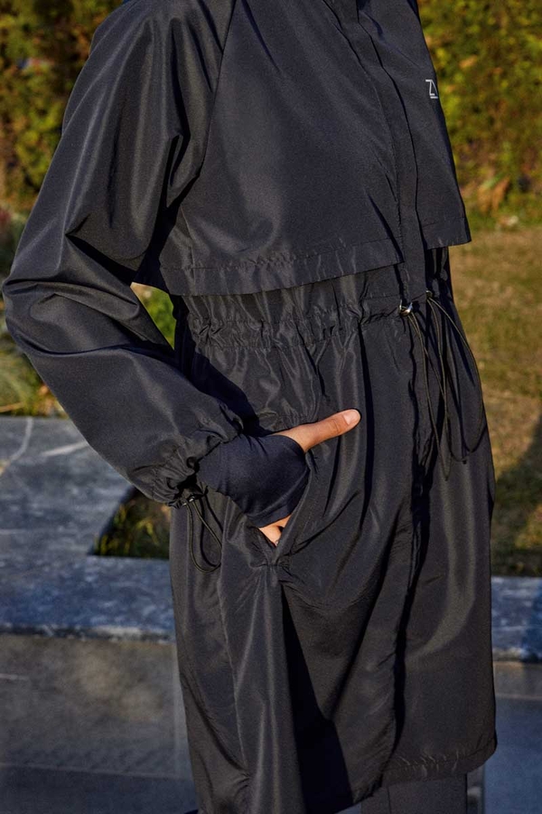 Classic Modest Swimsuit Set Navy - 18