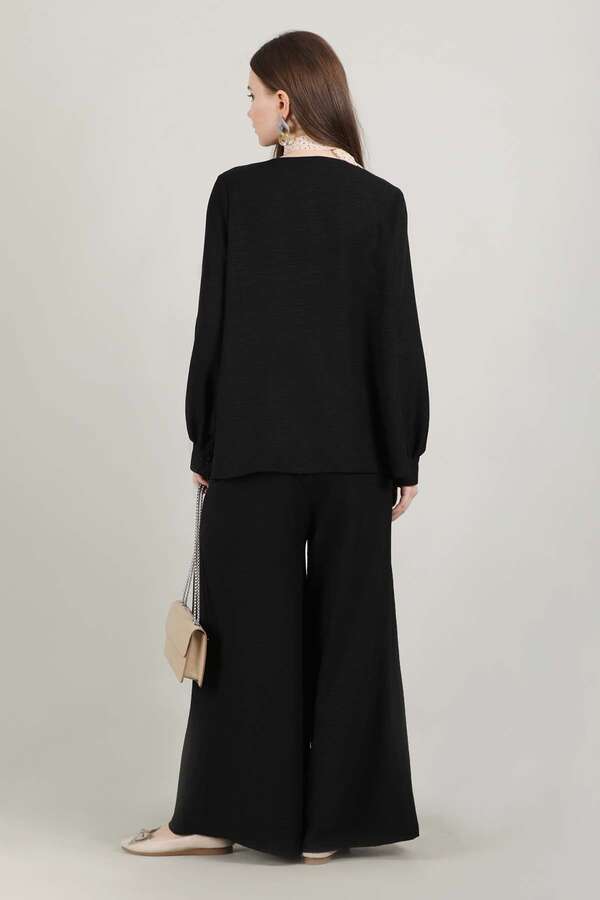 Classic Shirt Suit Black - 5