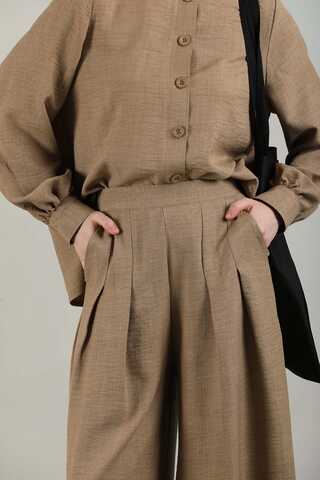 Classic Shirt Suit Camel - 2