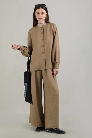 Classic Shirt Suit Camel - 3