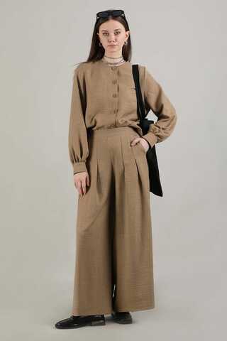 Classic Shirt Suit Camel - 1