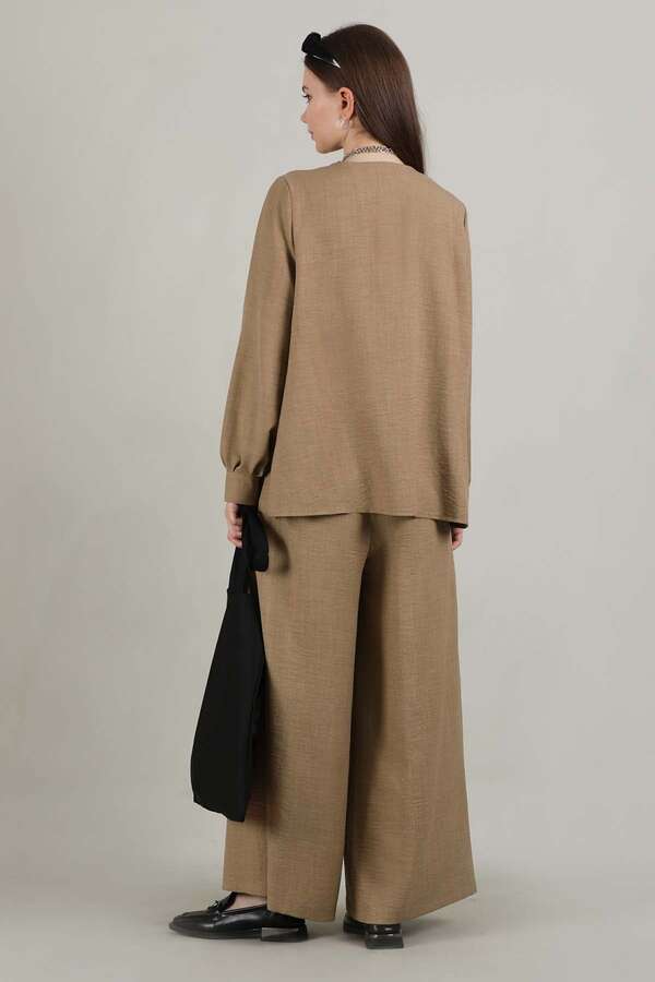 Classic Shirt Suit Camel - 5