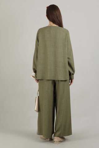 Classic Shirt Suit Khaki - 5
