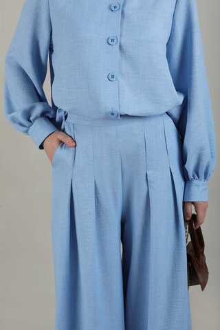 Classic Shirt Suit Light Blue - 2