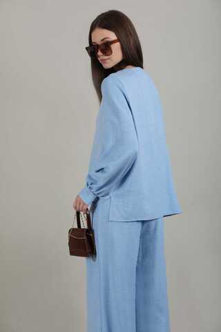 Classic Shirt Suit Light Blue - 5