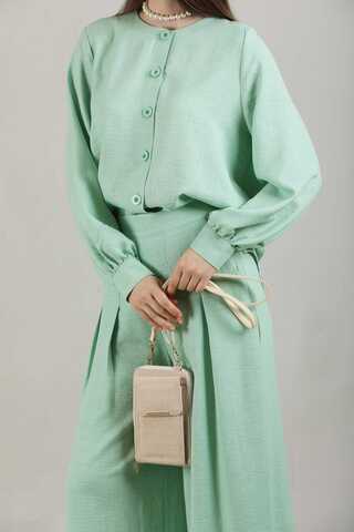 Classic Shirt Suit Water Green - 2