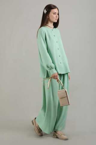 Classic Shirt Suit Water Green - 3