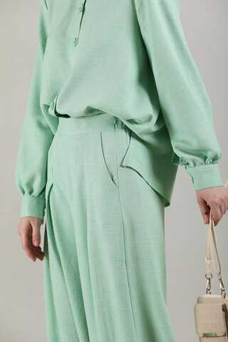 Classic Shirt Suit Water Green - 4