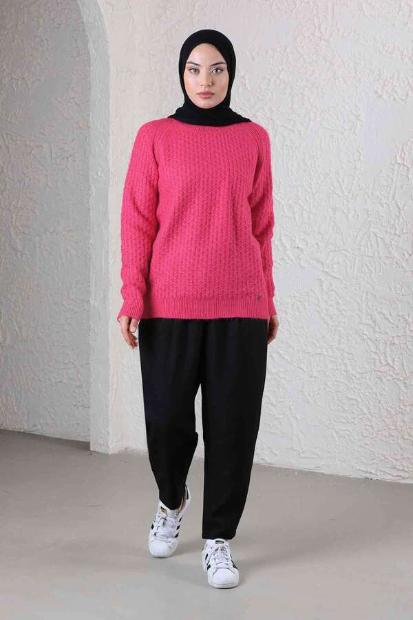 Classic Short Knitwear Sweater Pink - 2