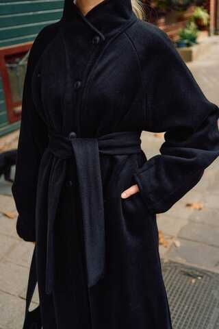 Coat with Dart Detail Black - 10