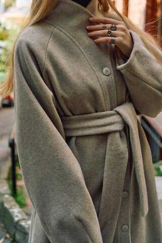 Coat with Dart Detail Stone - 3