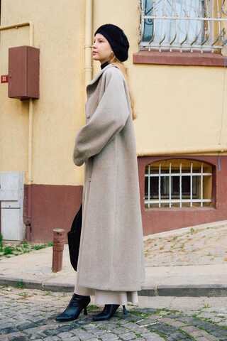Coat with Dart Detail Stone - 4