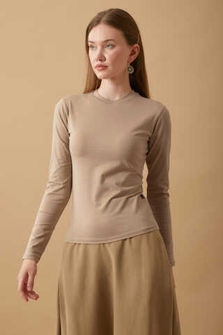 Cotton Long Sleeve Body Advantage Pack (Black-Ecru-Taupe) - 3