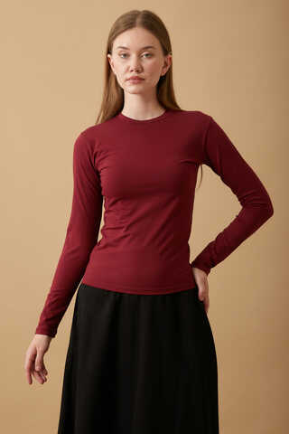 Cotton Long Sleeve Body Advantage Pack (Bordeaux-Dark Taupe-Navy) - 2