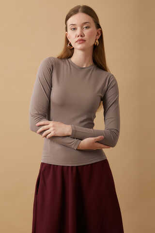 Cotton Long Sleeve Body Advantage Pack (Bordeaux-Dark Taupe-Navy) - 3