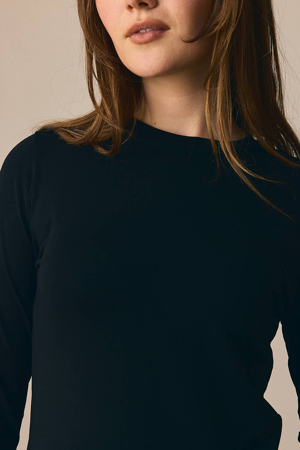 Cotton Long Sleeve Body Black - 4