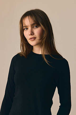 Cotton Long Sleeve Body Black - 1