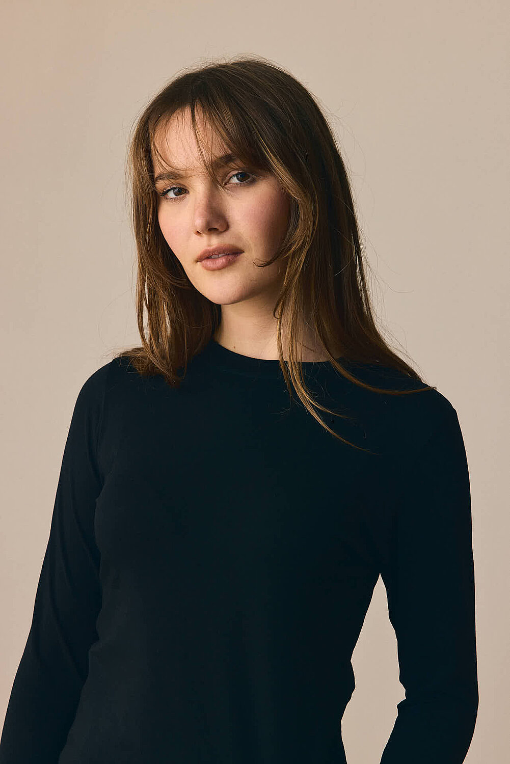 Cotton Long Sleeve Body Black 