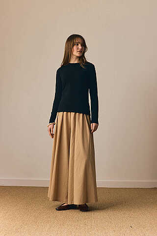 Cotton Long Sleeve Body Black - 7