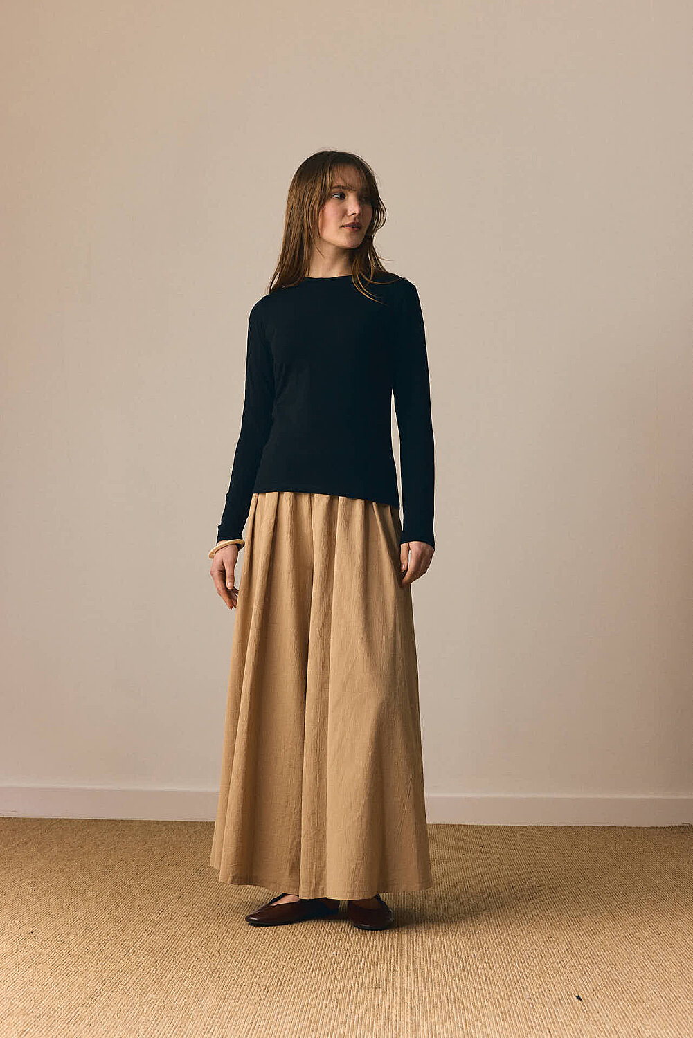 Cotton Long Sleeve Body Black - 7