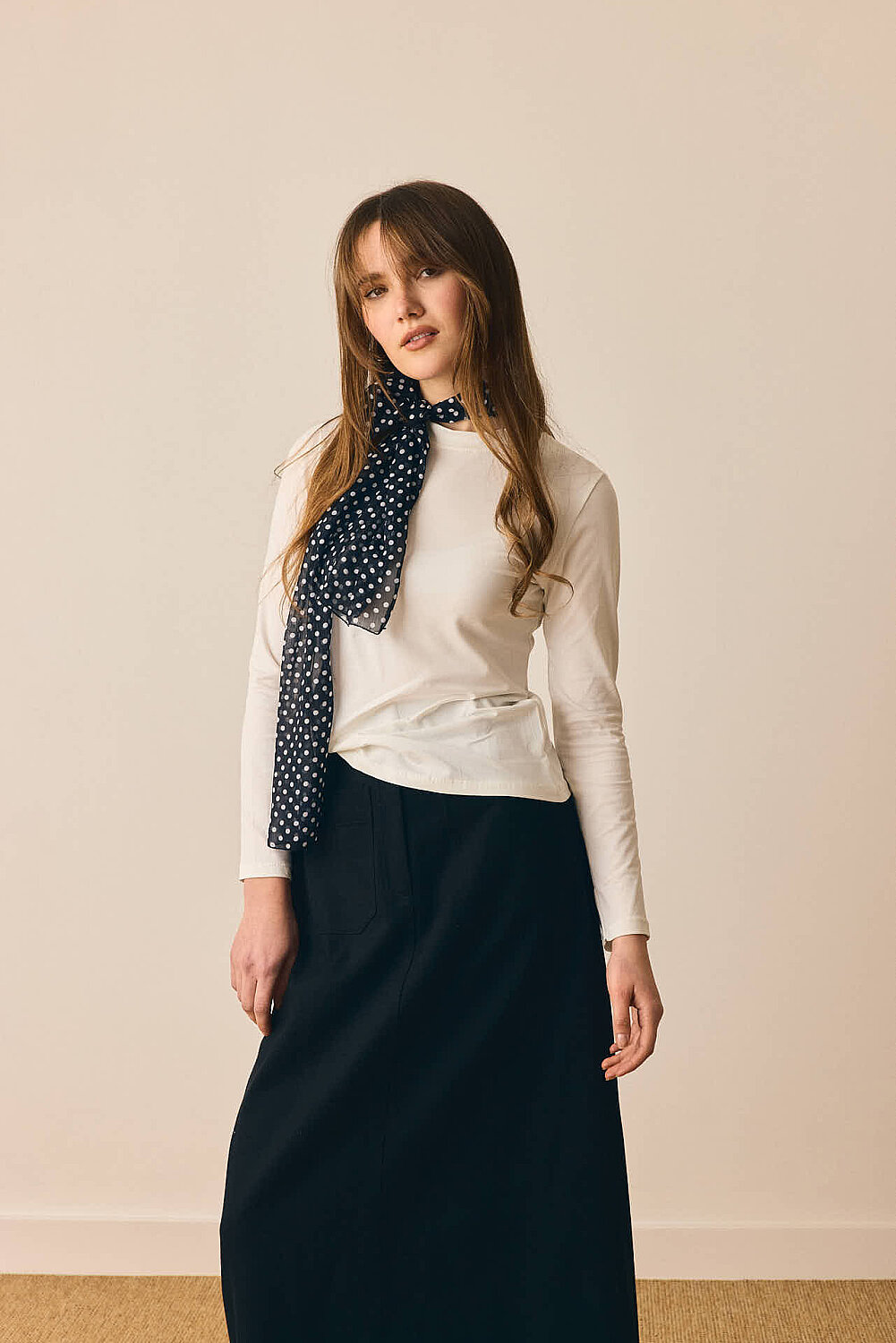 Cotton Long Sleeve Body Ecru