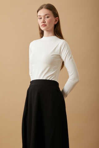 Cotton Long Sleeve Body Ecru - 4