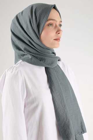 Cotton Viscose Shawl Ember Gray - 1