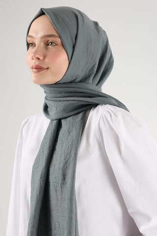 Cotton Viscose Shawl Ember Gray - 3