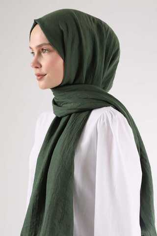Cotton Viscose Shawl Khaki - 4