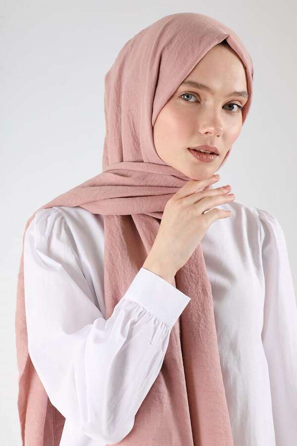 Cotton Viscose Shawl Onion Peel - 1