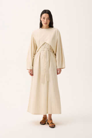 Croplu Elbise Takım Taş - 3