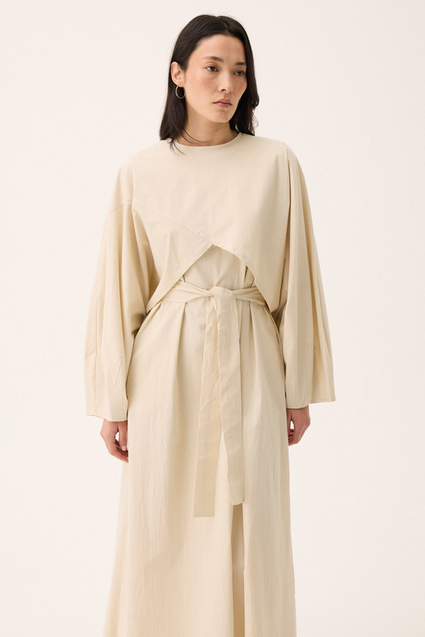 Croplu Elbise Takım Taş - 9