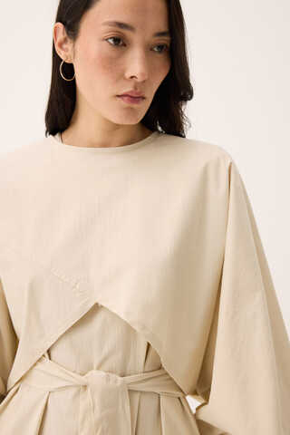 Croplu Elbise Takım Taş - 12