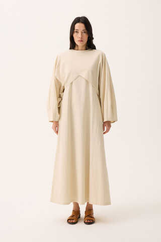 Croplu Elbise Takım Taş - 16