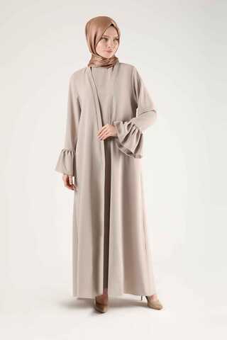 Cuff Flywheel Stone Abaya Suit Stone - 3