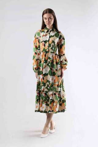 Daisy Dress Green - 1