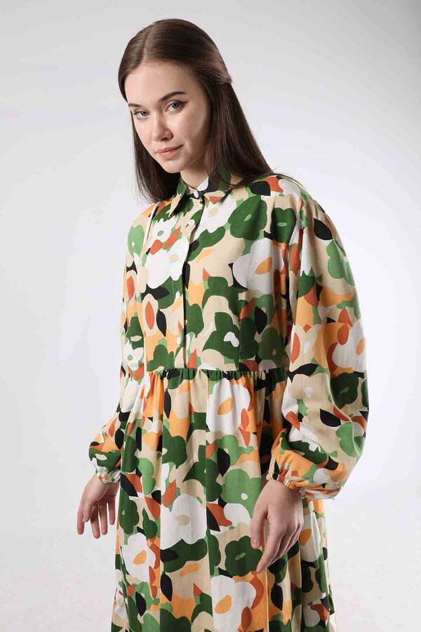 Daisy Dress Green - 2