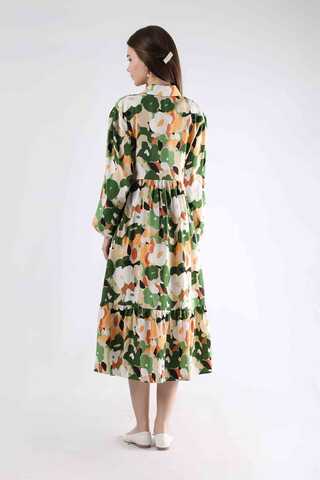 Daisy Dress Green - 5