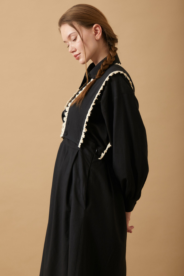 Dantelli Jile Siyah - 2