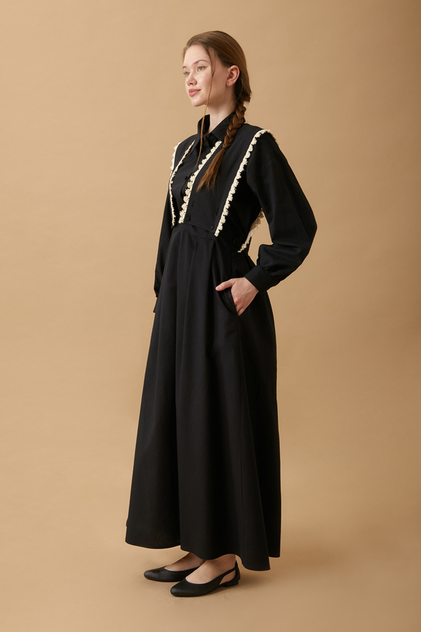 Dantelli Jile Siyah - 11