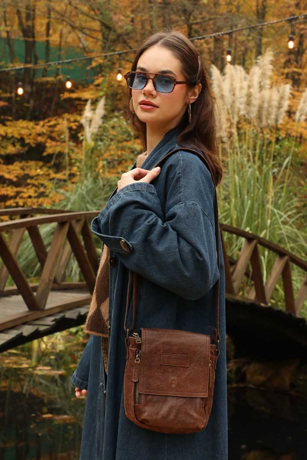 Denim Abaya Kap Açık Mavi - 4