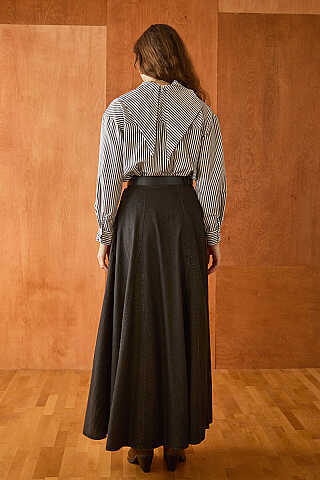 Denim Etek Siyah - 6