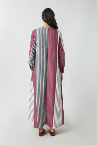 Denim Yelekli Elbise Takım Antrasit - 16