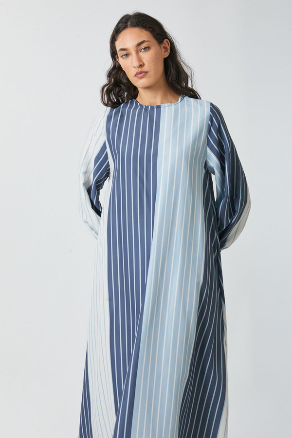 Denim Yelekli Elbise Takım Bebe Mavisi - 10