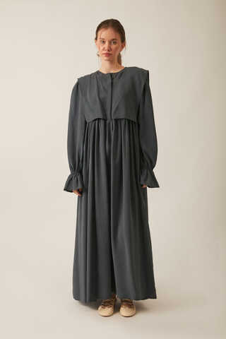 Deren Modal Dress Anthracite - 2