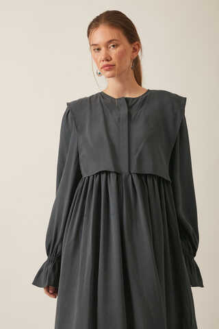 Deren Modal Dress Anthracite - 5