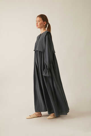 Deren Modal Dress Anthracite - 9