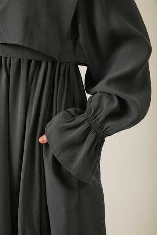 Deren Modal Dress Anthracite - 8