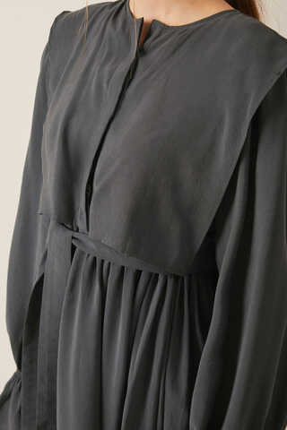 Deren Modal Dress Anthracite - 6